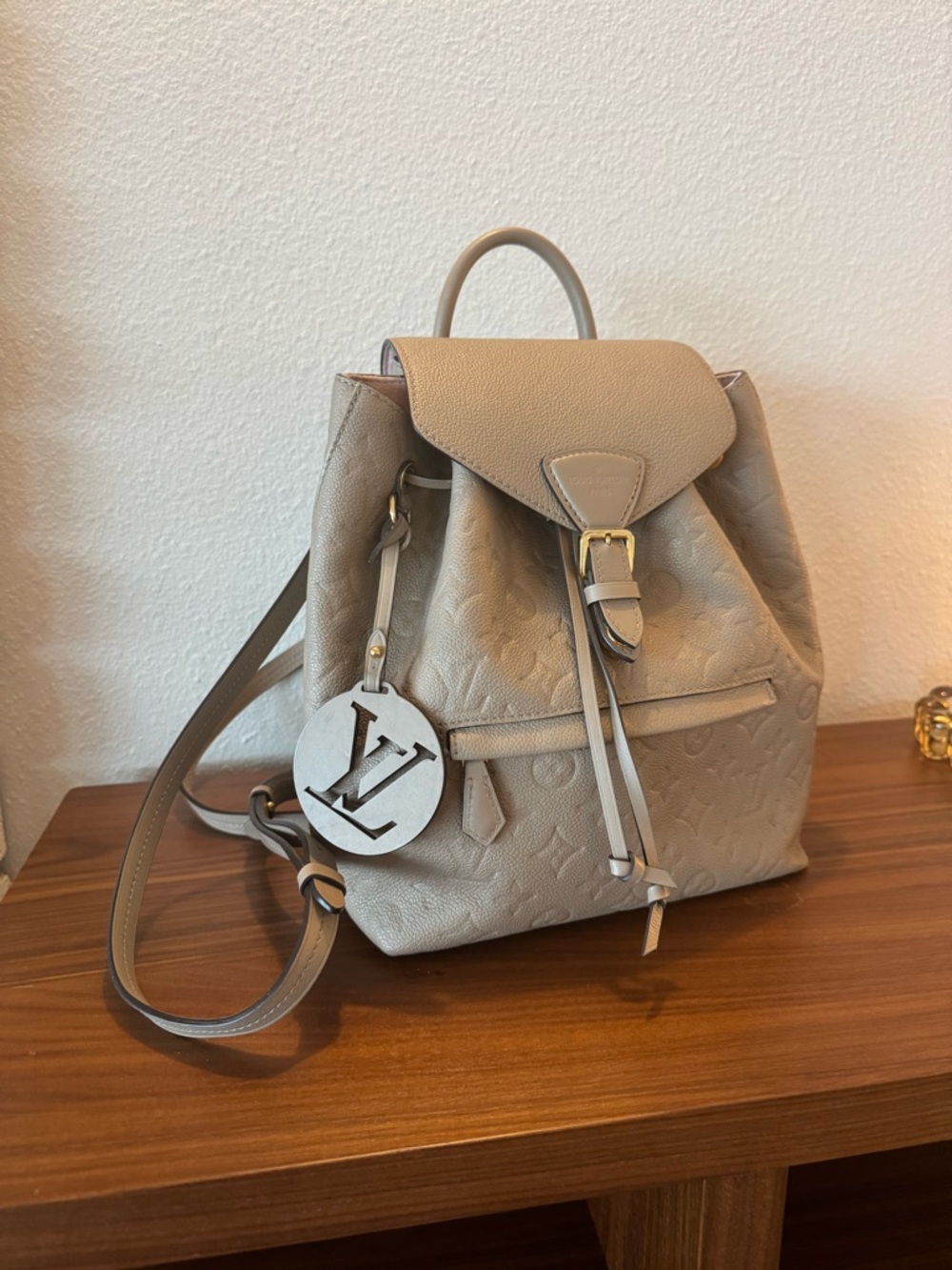 Louis Vuitton Empreinte Montsouris Backpack Tourterelle